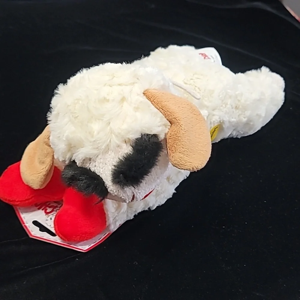 Multipet Lamb Chop Dog Toy with Squeaker, Large‎ Size NWT